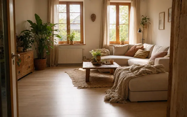 Cottage-Wohnzimmer